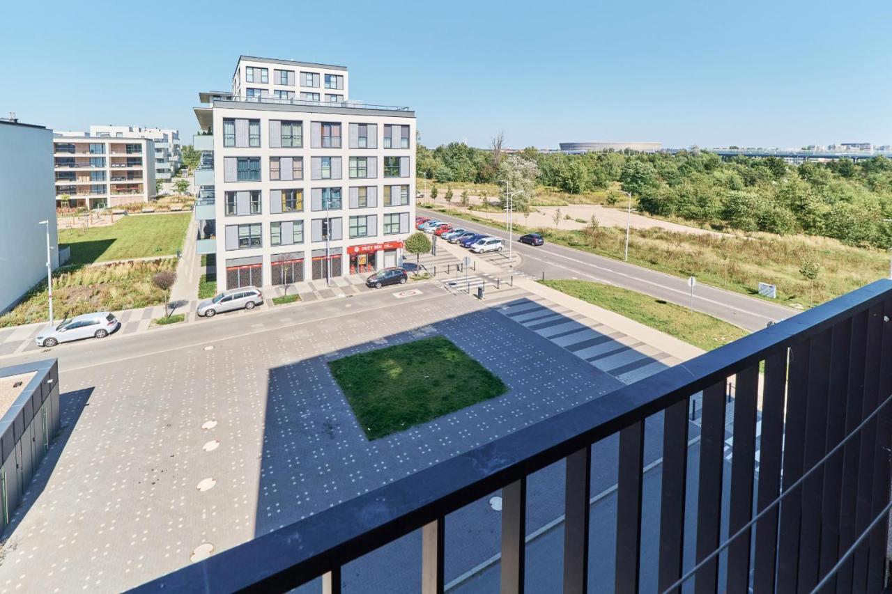 Architektow Avenue Arena Apartment Free Parking By Renters วรอตซวาฟ ภายนอก รูปภาพ